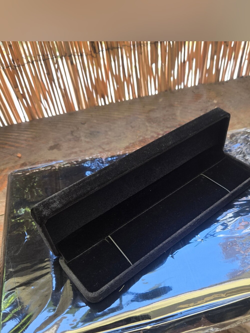 Set Of 6 BLACK VELVET Bracelet Boxes